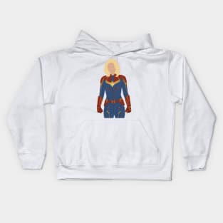 Captain Danvers Character Art Kids Hoodie